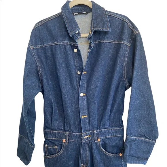 Zara Denim Dorian Jumpsuit - Picture 8 of 15